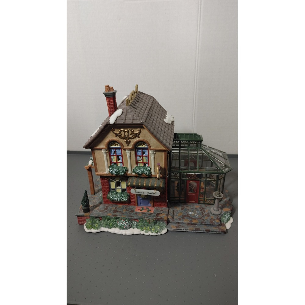 Lemax Green's Garden Building Multicolor Good 2003 Lighted Village